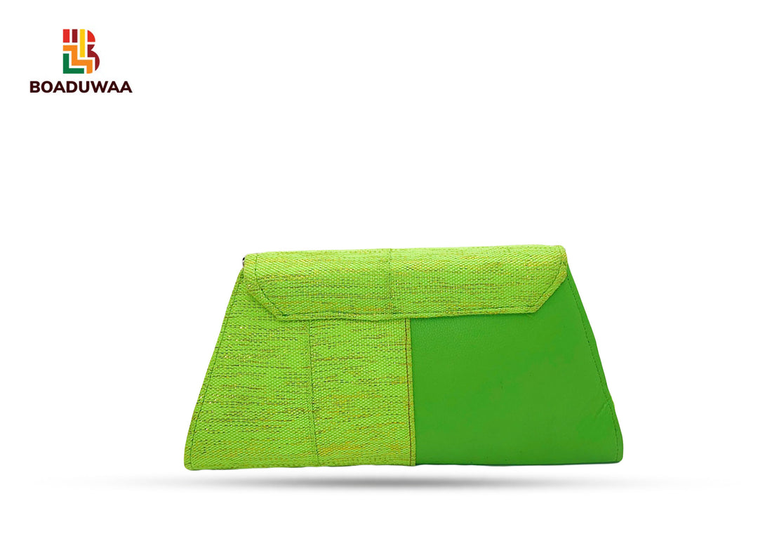 Sweet Leaf Leather Neon Bag